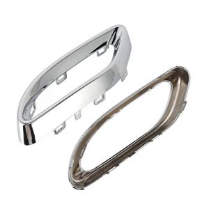 Aramox Tail Throat Cover Trim, Chrome Brillant Embout D'échappement Cover Trims Remplacement pour A B C E GLC CLS‑Class W177 W247 W205 W213 X253 C257 (Seinad, neuf)