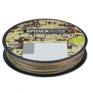 Spiderwire Tresse 8 Brins Stealth Smooth8-0.23mm - 24Kg - 300m - Camo - 1515764 (Arundo, neuf)