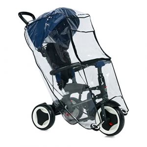 Lorelli Housse de pluie universelle pour tricycle, protection contre la pluie et le vent, couleur : transparent (vanitykids store, neuf)