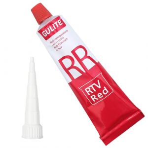 85g Pate a Joint Moteur Haute Temperature,Carburateur Mastic en Silicone,D'étanchéité du Service du Moteur Silicone,Joint Carter Huile Moteur Silicone,Plage de Température -60 °C à 320 °C-Rouge (xiangjiaojiaojdscw, neuf)