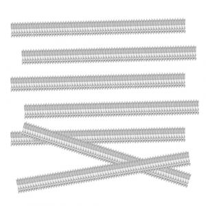 24 pi&egrave;ces tige filet&eacute;e M6/M8/M10: 100mm, couleur argent, id&eacute;ales pour construction, m&eacute;canique, bricolage, industries, r&eacute;paration et fabrication (EUPDD, neuf)