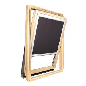 Store occultant Compatible fenêtre de Toit Roto ® - Taille châssis 114cm x 118cm - Noir (Avosdim, neuf)