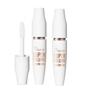 Mascara blanc - Recourbe-cils, mascaras repulpants, cils plus longs et plus &eacute;pais, naturel, anti-bavures, r&eacute;sistant &agrave; la transpiration, waterproof, sans paquets, longue tenue (褚博纹商贸, neuf)