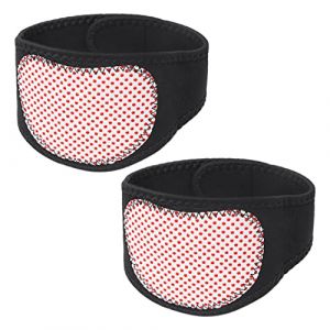 Coupe-bras Tourmaline acupression auto-chauffant coupe-cuisse -vent cou Wamer 2 pi&egrave;ces avec point rouge, bras (RFITGNEEDNEED, neuf)