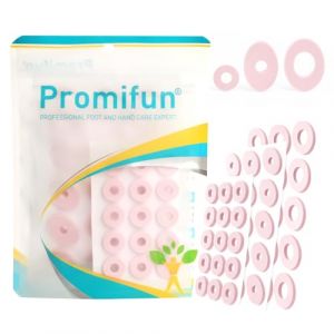 Promifun Pansement Cors au Pied - Coussinets pour callosit&eacute;s pour prot&eacute;ger les points douloureux avec rembourrage en mousse - Soulagement de la douleur(45 Count,Pink,Multi-Size) (Promifun EU, neuf)