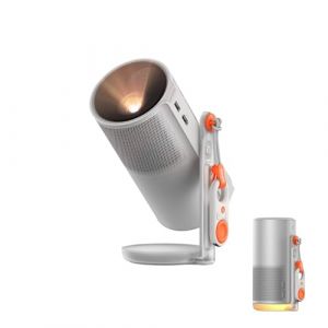 XGIMI MoGo 4 Mini Videoprojecteur 1080P, Google TV avec Netflix sous Licence, Rotation à 360°, 2,5 Heures de Lecture, 450 ISO Lumens, 2 x 6 W Harman Kardon,Wi-FI, Bluetooth (XGIMI Official Store, neuf)