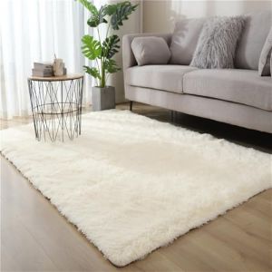 Tapis de Salon Chambre Adulte, Tapis Doux et Moelleux Chambre, Tapis Lavable en Machine, Antid&eacute;rapant Tapis Chambre Adulte, pour Salon, Chambre &agrave; Coucher, Couloir, Descente de Lit(N,80 x 120 cm) (YangShePeng-shop, neuf)