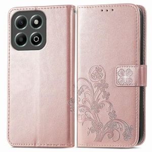 RankOne Coque en Cuir pour Honor 200 Smart/Honor X7C (6.8" inches), &Eacute;tui Portefeuille avec 3 Emplacements pour Cartes 1 Poche &agrave; Monnaie - Or Rose (Rankone, neuf)