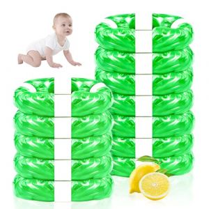 Alitree 12 X Nappy Bin Refills, Fits Nappy Bins From Litter Genie, Angelcare, Diaper Genie, Tommee Tippee, Litter Locker, Spross &ndash; Bulk Pack, Economical, Excellent Odor And Break Resistance (ALLURE AMAZED, neuf)
