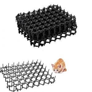 BOBOZHONG Tapis Anti Chat,6 pièces Pic Anti Chat Repousse Chat,Tapis Dissuasif pour Chat,Grille de Jardin Anti Chiens,Répulsif Chat Chien Grillage Chat,20 x 15 cm (LiFangSotre, neuf)