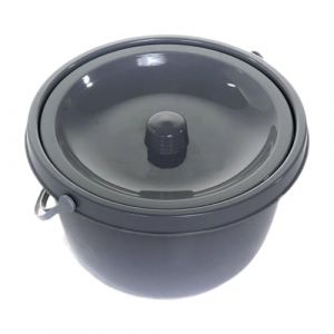 Harilla Pot de Chambre d'Urinoir, Seau à Pipi en PP Résistant, Pot Hygiénique Léger avec Couvercle Anti-Odeurs, Toilette Portable pour Maison/Hôpital/Voyage, pour Adulte, Personne Âgée et Enfant, Noir (Harilla, neuf)