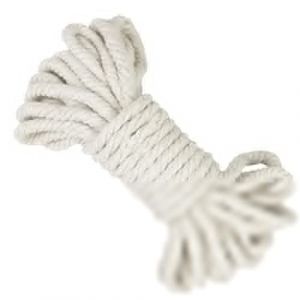 LEREATI Corde Macram&eacute; 8mm x 10m Fil pour Macram&eacute; Fil Coton Naturelle Grosse Corde Ficelle Macram&eacute;, Cordelette 8mm pour Bricolag Tricoter Mural Plante Suspendue Boho Decoration (Naturel) (LEREATI, neuf)