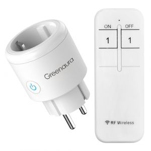 Prise Telecommande Sans Fil, Greenaura Prise Connectée, Prise Telecommande, 30M Portée prise télécommandée, Prise Intelligente Prise avec Telecommande (WindyHomeStore, neuf)