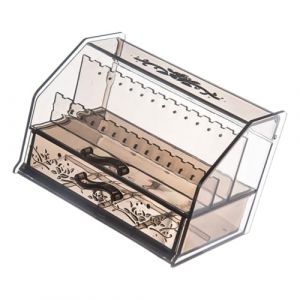 NOLITOY Organisateur De Maquillage Pour Comptoir Porte-bijoux De Rangement Pour Cosm&eacute;tiques Organisateur De Maquillage Vertical (M.Meteorite, neuf)