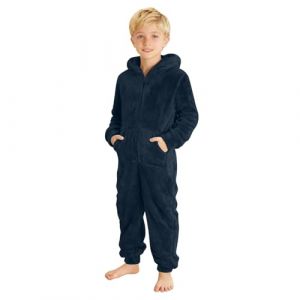 Modaworld Combinaison Pyjama Enfant Fille Gar&ccedil;on 3-12 Ans Douce Pyjama Combinaison Surpyjama pour Enfants Grenouill&egrave;re Hiver Chaude Doubl&eacute;e Polaire avec Capuche D&eacute;guisement Douillet en Peluche (wulizizi, neuf)