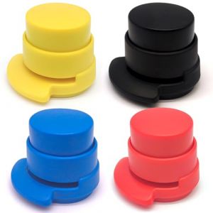 4 Pi&egrave;ces Agrafeuse Sans Aiguille, Agrafeuse Portable Sans Agrafe, Mini Agrafeuse, Forme ​de G&acirc;teau, pour L'&eacute;cole Bureau Maison(Couleur Al&eacute;atoire) (PPSSHOP, neuf)