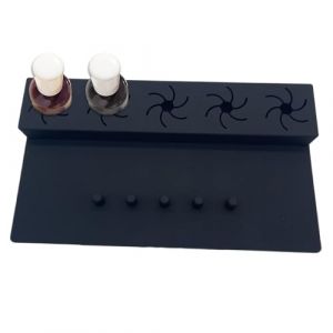 Tapis de vernis à ongles pour table - Silicone antidérapant - Manucure - Accessoire de portable - Durable et facile à bloquer - Idéal pour une utilisation à la maison et au salon (lixinkai, neuf)