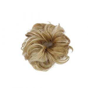 PartyKindom Corde bouclée élastique accessoires pour cheveux bouclés extension toppers faux MS curly hair curls hair topper chignole cheveux bouclés postiches chignon synthétiques (Brushira, neuf)