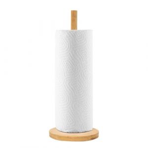 Porte sopalins sur Pied en Bois, Porte-Serviettes en Papier De Cuisine, Support pour Rouleaux Standard Et De Taille, pour Cuisine Et Table À Manger, Plan De Travail, Comptoir Debout (xitaok, neuf)