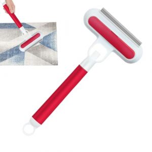 Kustimantu Brosse d'Enlèvement de Poils d'Animaux | Brosse Démêlante à l'Eau pour Chats | Accessoire Portable Transportable avec Manche Ergonomique pour Portes Canapés Vêtements (amste, neuf)