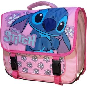 arlis Cartable Stitch Disney en 38 cm - Qualité supérieure - Dimensions: H 33cm L 38 cm 14 cm - Cartable équipé de réflecteurs (LICENCE UNVER, neuf)