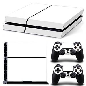 Mcbazel Autocollant antidérapant Autocollant en Vinyle Peau Couverture Plaques adhésives Autocollantes pour PS4 d'origine Uniquement (Pas pour PS4 Slim/Pro) Tout Blanc (InniSpec, neuf)