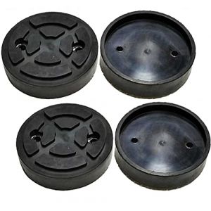 FILAVERSE - Kit de 4 Tampons/Patins en Caoutchouc pour Pont &Eacute;l&eacute;vateur &oslash;120/108mm Sp&eacute;cifiques pour Ponts &agrave; Deux Colonnes Launch Twin Busch RP Tools | Appui Stable et S&ucirc;r (FILAVERSE, neuf)