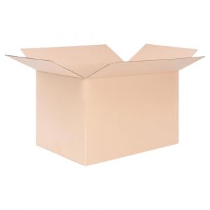 verpacking cartons 60 x 40 x 40 cm à hauteur variable marron KK-109 à simple cannelure – boite postale carton pour marchandises de grande taille (50 pièces) (verpacking, neuf)