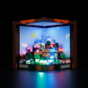 GEAMENT Jeu De Lumi&egrave;res Compatible avec Lego Minecraft L&rsquo;&eacute;tabli (The Crafting Table) 21265 (Mod&egrave;le de Bloc Non Inclus) (GEAMENT-FR, neuf)