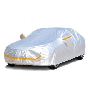 Bache Voiture Personnalis&eacute;e pour Jaguar XKR Housse Voiture Exterieur,Housses de Voiture &eacute;Tanche Respirante,Couverture de Voiture Anti-Poussi&egrave;re (QSLPLBHDLX, neuf)