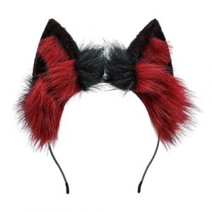 Serre Tete avec Oreilles de Renard, Serre-tête Oreilles de Chat Oreille de Chat Serre Tete Bandeau Oreilles De Renard en Peluche Mignon pour Costume de Cosplay D’Halloween Cosplay de Fête (4845966456652656456, neuf)