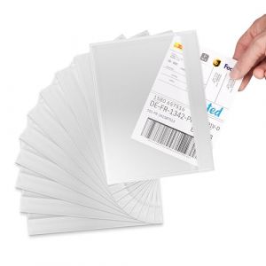 RAGO® Lot de 1000 Pochette porte-document autocollante C6 pour A6 I Pochette d’expédition transparente A6 | Pochette autocollante pour bons de livraison | Pour colis Vinted (RAGO Shop, neuf)