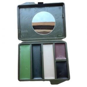 Cr&egrave;me de peinture pour le visage - palette de cartouches compactes avec 5 couleurs de camouflage ext&eacute;rieur | Entra&icirc;nement militaire Huile de camouflage avec miroir | Football, chasse, paintball et pei (ycircle, neuf)