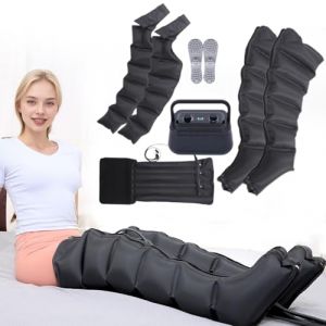 ﻿Bottes Pressotherapie Jambes et Ventre Bras | Botte De Pressothérapie Pour Masseur Jambes Drainage Circulation Lymphatique | 6 Chambre Appareil Drainage Lymphatique (hhh-jhh, neuf)