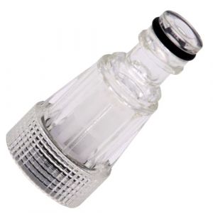 1 PC Filtre à Eau pour Nettoyeur Haute Pression, Raccords de Jardin, Embout pour Nettoyeur Haute Pression, Compatible avec Les Connecteurs de Jardin, Transparen (Haibo CuiUKShop, neuf)