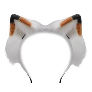 ZEPFJHE Serre-t&ecirc;te en peluche avec oreilles de chat - Accessoire de cheveux doux pour Halloween, f&ecirc;tes d'enfants et adultes - R&eacute;glable - Accessoire de queue de chat (ruiouchuang, neuf)