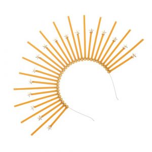 GALPADA 3 Pièces Bandeau Halo De Notre-dame Tiare Costumes De Princesse Couronne De Princesse Pour Femme Couronne De Princesse Pour Les Filles Bandeau De Mariage Casque De Bal Plastique (Hargrove Hare, neuf)