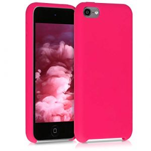 kwmobile &Eacute;tui Compatible avec Apple iPod Touch 6G / 7G (6&egrave;me et 7&egrave;me g&eacute;n&eacute;ration) - &Eacute;tui Coque Protection en Silicone pour Lecteur MP3 Rose Fluo (SX-Commerce, neuf)