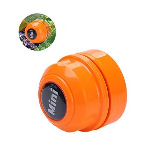 Mini brosse magnétique pour aquarium, nettoyeur de verre, mini aimant portable durable, nettoyage pour aquarium et élimination des algues (orange) (NAIXUE-FR, neuf)