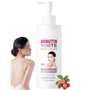 Lotion Pour Le Corps &eacute;claircissante Pour La Peau Avec Arbutine,Lotion Eclaircissante Peau Noire,Dark Spot Correcting Glow Serum,Lotion Corporelle Blanchissant,Lait Eclaircissant Anti Tache Gamme Corps (FEIBAO&-Wu, neuf)