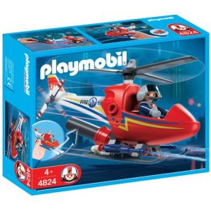 Playmobil - 4824 - Jeu de Construction - Hélicoptère de Pompier (Top Price Shop, neuf)