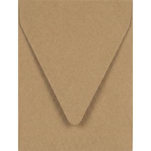Netuno Lot de 500 enveloppes marron - 18,2 x 13,4 cm - 120 g - En papier kraft &eacute;cologique - Pour cartes de 13 x 18 cm - &Eacute;l&eacute;gantes enveloppes pour mariage, anniversaire, No&euml;l, invitation, cartes de (netuno, neuf)