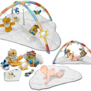 Baby Gym, Tapis de jeu pour bébé, Gym d’activité, Tapis de ventre pour bébé, Tapis de gymnastique d’activité avec jouets (HEXINLIAN, neuf)