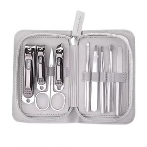 Kit de manucure coupe-ongles Ensemble de coupe-ongles for femmes Pince à bec de faucon Réparation Outils for ongles gris Rainure for ongles anti-éclaboussures Coupe-ongles spéciaux Ensemble de Coupe-O (hywtbh, neuf)