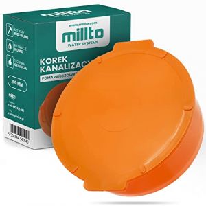 Millto™ Bouchon de manchon HT KG Tube Ø DN 200 mm Orange | Capuchon d'évacuation en plastique PVC PP Raccord (Instalguru-fr, neuf)