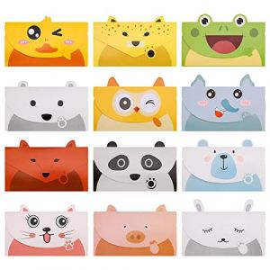 36 Carte de Remerciement pour Animaux Carte D'anniversaire Carte de Voeux d'animaux Mignon Carte Note d'invitation &agrave; une F&ecirc;te Carte de V&oelig;ux Carte de correspondance Carte Invitation Anniversaire Enfant (MIKAYO, neuf)