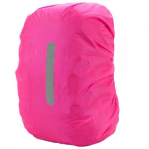 PINEPAN Protection Pluie Cartable, Protection Pluie, Sac à Dos, Sac à Dos imperméable, Cape de Pluie avec réflecteurs pour la randonnée, Le Camping, Le vélo, Rose, 35L (Pinepan, neuf)
