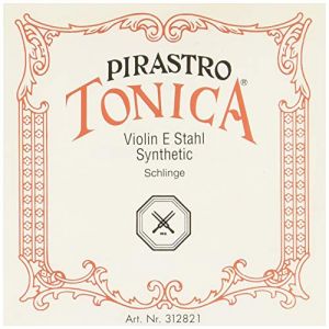 Pirastro Tonica S&eacute;rie E Cordes de violon Taille 4/4 Acier argent&eacute; avec boucle m&eacute;dium (Bohotusk Harem Trousers, neuf)