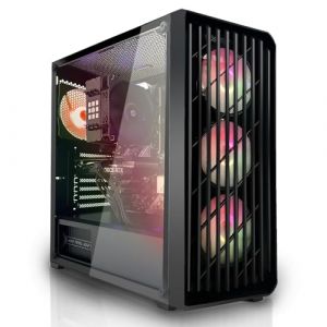 SYSTEMTREFF PC Gamer Basique AMD Ryzen 7 5700G 8x4.6GHz | AMD Radeon RX Vega 8 | 1To M.2 NVMe + 1To HDD | 32Go DDR4 RAM | Windows 11 | Ordinateur de Bureau WLAN pour Les Joueurs, Les Gamers (Systemtreff, Preise inkl. MwSt., neuf)