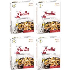 Assaisonnement au Safran pour Paella - 12 Enveloppes (48 portions) (Gourmedi, neuf)